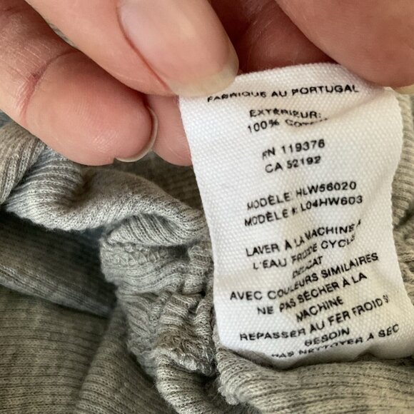 Helmut Lang - Open Cold Shoulder, Runched Side Short Gray Bodycon Dress - Size M - Picture 10 of 10